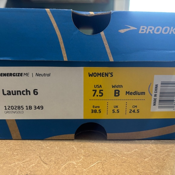 Brooks Launch 6 Women’s 7.5 shamrocks - Picture 4 of 4